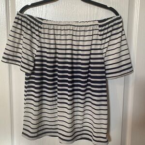 Eden  and Olivia size S off the shoulder short sleeve top